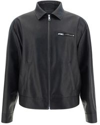 Prada - Leather Jackets - Lyst