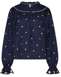 FABIENNE CHAPOT - Overhemden ,Blauw ,Katoen Maisy Top - Lyst