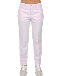 Aspesi - Linnen En Katoenen Broek - Lyst