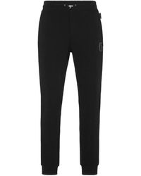 Philipp Plein - Broeken ,Zwart ,Katoen Jogging Pants Iconic Plein - Lyst