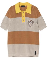 Fendi - Gestreept Poloshirt - Lyst