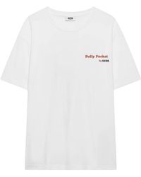 Gcds - Tops ,Wit ,Katoen Polly Pocket Oversize T-Shirt - Lyst