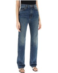 Khaite - Jeans > straight jeans - Lyst