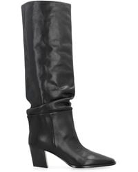 Jimmy Choo - Hart 60 Leather Knee-High Boot - Lyst