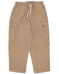 Element - Broeken ,Katoen Handige Chillin Broek Khaki - Lyst