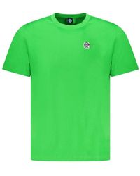 North Sails - Tops ,Groen ,Katoen Groen Katoen T-Shirt - Lyst