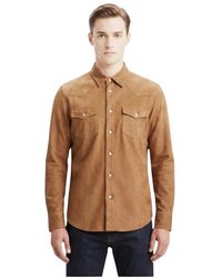Daniele Alessandrini - Overhemden ,Bruin ,Camicia - Lyst