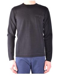 Paolo Pecora - Wollen Knitwear Met Lange Mouwen En Ronde Hals - Lyst