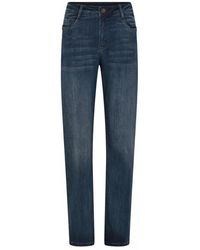 Cro - Jeans ,Blauw ,Blauwe Straight Leg Jeans - Lyst