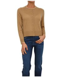 Nenette - Cardigan Coreana Pura Lana - Lyst