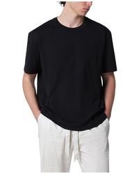 Tekla - T-Shirt Met Korte Mouwen Om - Lyst