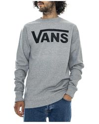 Vans - Hoodies & Sweatvesten ,Grijs ,Katoen Premium Logo Crew - Lyst
