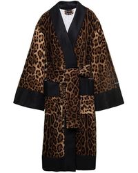 Dolce & Gabbana - Nachtkleding ,Veelkleurig ,Katoen Terry Katoenen Badjas - Lyst