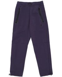 Nike - Fitness ,Paars ,Katoen Tech Fleece Lichtgewicht Trainingsbroek - Lyst