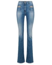 Elisabetta Franchi - Flared jeans - Lyst
