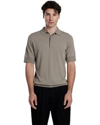 Aeden - Nickos Strick-Polohemd - Lyst