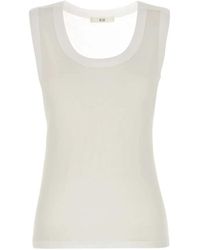 Co. - Tops ,Wit ,Katoen Losse Tanktop Van Slub Jersey - Lyst