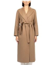 Max Mara - Jassen ,Bruin ,Wol Poldo Coat - Lyst