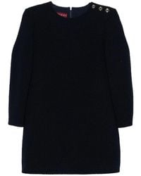 Gucci - Bouclé Mini-Jurk - Lyst