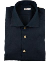 Kiton - Linnen Overhemd - Lyst