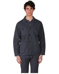 Mason's - Jassen ,Blauw ,Katoen City Jacket Summer - Lyst