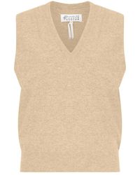 Maison Margiela - Giacca maglia nera per donne - Lyst