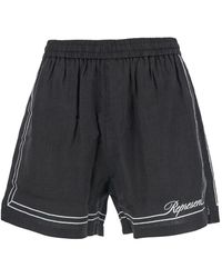 Represent - Schwarze Border Shorts - Lyst