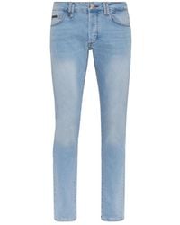 Philipp Plein - Denim Hosen Super Straight Cut Basic - Lyst