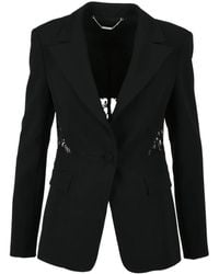 Liu Jo - Kanten Inzet Blazer Jas - Lyst