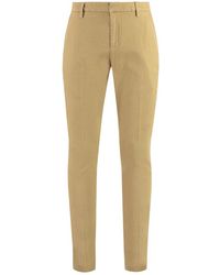 Dondup - Katoenen Chino Broek Met Oprolbare Zoom - Lyst