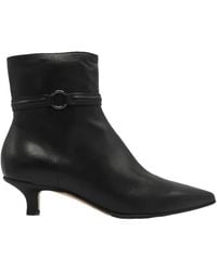 Pomme D'or - Schwarzer lederstiefelette 4974 - Lyst