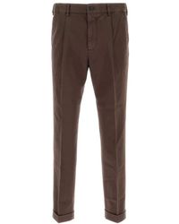 Cellar Door - Broeken ,Bruin ,Katoen Cambridge Pant - Lyst