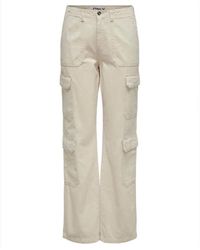 ONLY - Straight Trousers - Lyst
