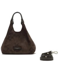 Gianni Chiarini - Bruine Suède Schoudertas Dua - Lyst