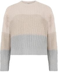 Peserico - Round-Neck Knitwear - Lyst
