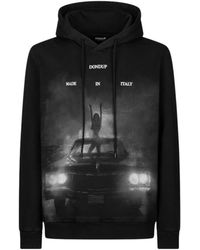 Dondup - Hoodies & Sweatvesten ,Zwart ,Polyester Maglieria E Felpe Poliestere - Lyst