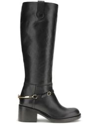 Chloé - Schoenen ,Zwart ,Leer Dakota Boot - Lyst