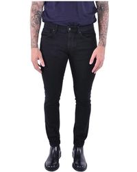 Dondup - Schwarze skinny fit stretch jeans - Lyst