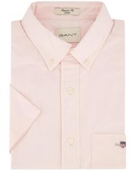 GANT - Short Sleeve Shirts - Lyst