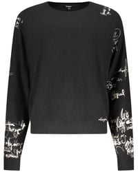 Desigual - Marquette T-Shirt Met Lange Mouwen - Lyst
