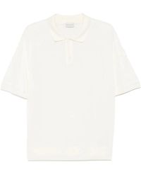 Moncler - Weiße T-Shirts Und Polos Mit Logo-Patch - Lyst