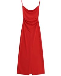 Please - Kleedjes ,Rood ,Abito Lungo - Lyst