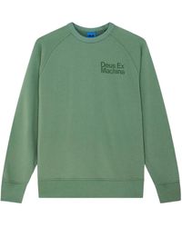 Deus Ex Machina - Hoodies & Sweatvesten ,Groen ,Katoen Plenty Good Crew - Lyst