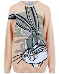 Iceberg - Sweater with cartoon graphics and logo - Lyst