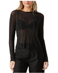 Gestuz - Overhemden ,Zwart ,Leer Gzkareen Top - Lyst