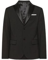 Daniele Alessandrini - Schwarzer blazer oberbekleidung - Lyst