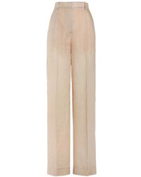 SIMONA CORSELLINI - Broeken ,Organza Pantaloni Palazzo - Lyst