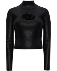 DIESEL - Truien & Vesten ,Zwart ,Top M-Valari-Tn - Lyst