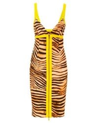 Just Cavalli - Animal Print Midi Kleid - Lyst