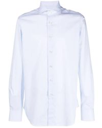 Xacus - Wit Overhemd Klassieke Stijl - Lyst